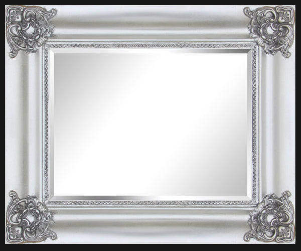 steve art gallery Beveled mirror in solid wood 65x75 ins