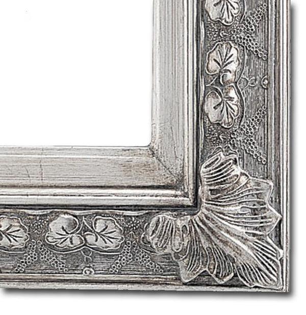 Steve Art Gallery Beveled Mirror In Solid Wood 67x77 Cm