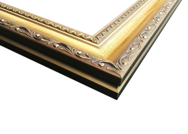 Steve Art Gallery Beveled Mirror In Solid Wood 69x79 Cm