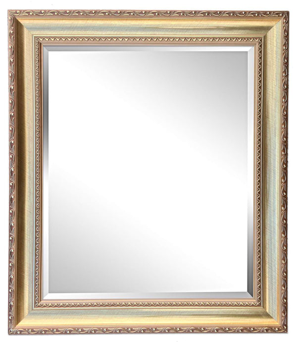 steve art gallery Beveled mirror in solid wood 69x79 cm