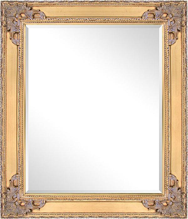 Steve Art Gallery Beveled Mirror In Solid Wood 70x80 Cm