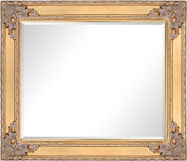steve art gallery Beveled mirror in solid wood 70x80 cm
