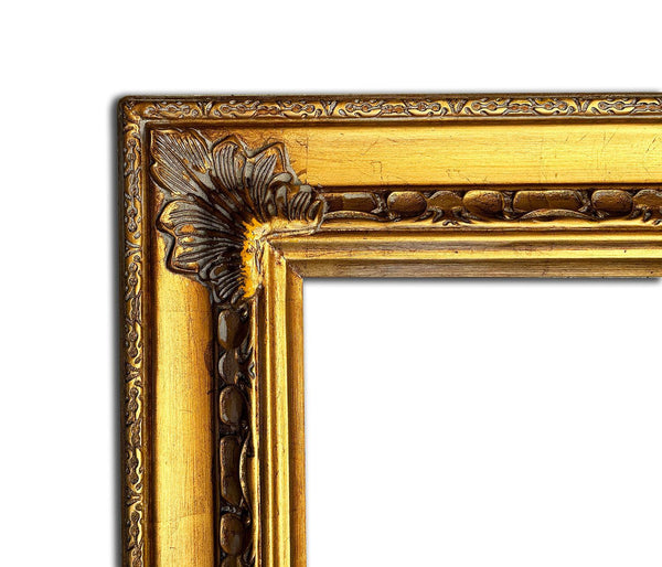 Steve Art Gallery Beveled Mirror With Solid Wood 26x31 Ins