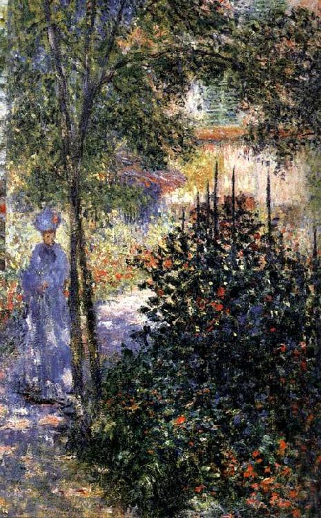 steve art gallery Blue Shadows Camille in the Garden at Argenteuil Claude Monet