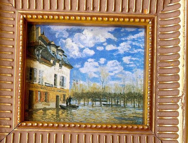 Steve Art Gallery Boat During A Flood After Alfred Sisley
