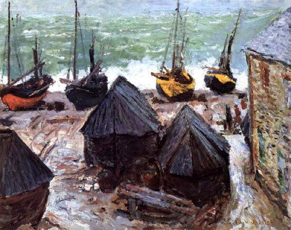 steve art gallery Boats on the Beach Claude Monet 65.5x81.5cm