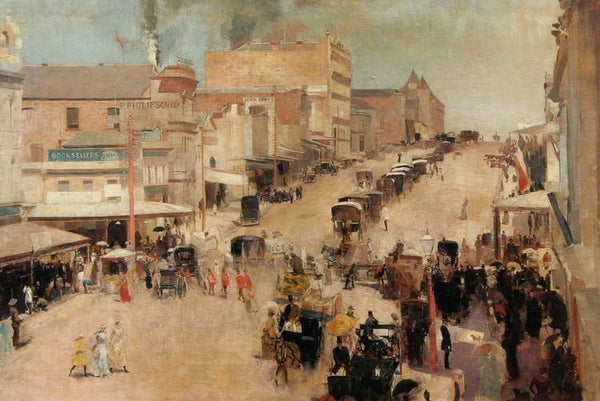 steve art gallery Bourke Street Melbourne Tom roberts 60x40cm