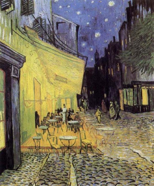 steve art gallery Cafe Tarrasse by night Vincent Van Gogh 81x65cm