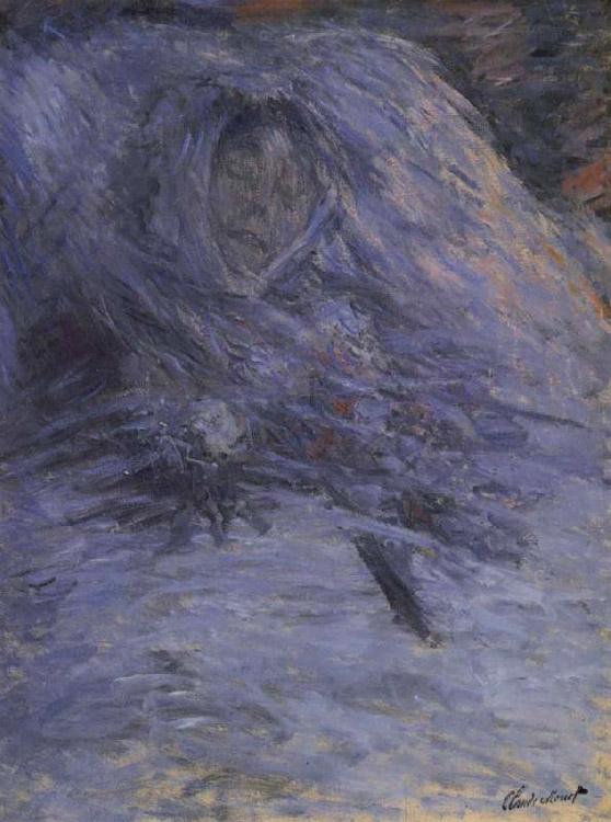 steve art gallery Camile Monet on her Deathbed Claude Monet 60x40cm