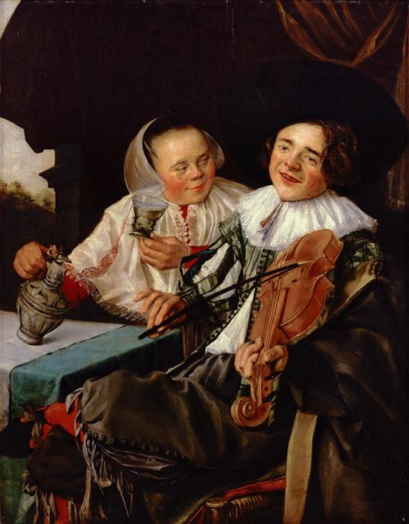 steve art gallery Carousing Couple LEYSTER Judith 68x54cm