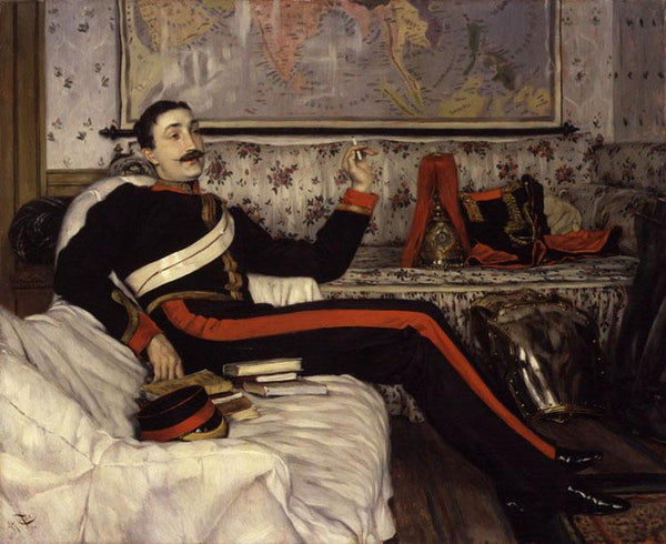 steve art gallery Cfolonel Frederick Burnaby James Tissot 49.5x56.7cm