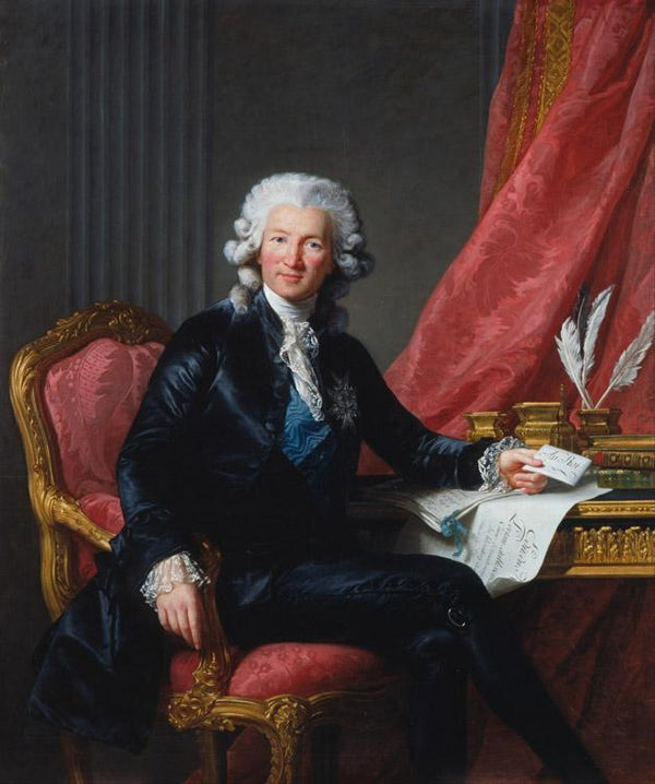 steve art gallery Charles-Alexandre de Elisabeth LouiseVigee Lebrun 60x50cm