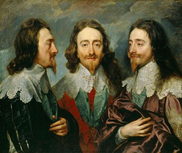 steve art gallery Charles I in Three Positions Anthony Van Dyck 60x50cm