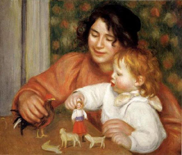 steve art gallery Child with Toys(Gabrielle and Jean) Pierre Renoir 54.3x65.4cm