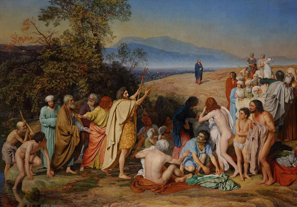 steve art gallery Christ Appears to the People Alexandr Ivanov 60x40cm