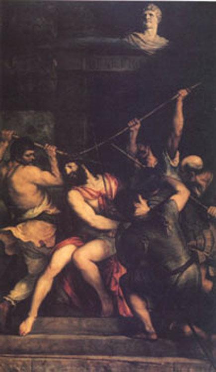 steve art gallery Christ Crowned with Thorns Titian 60x40 cm