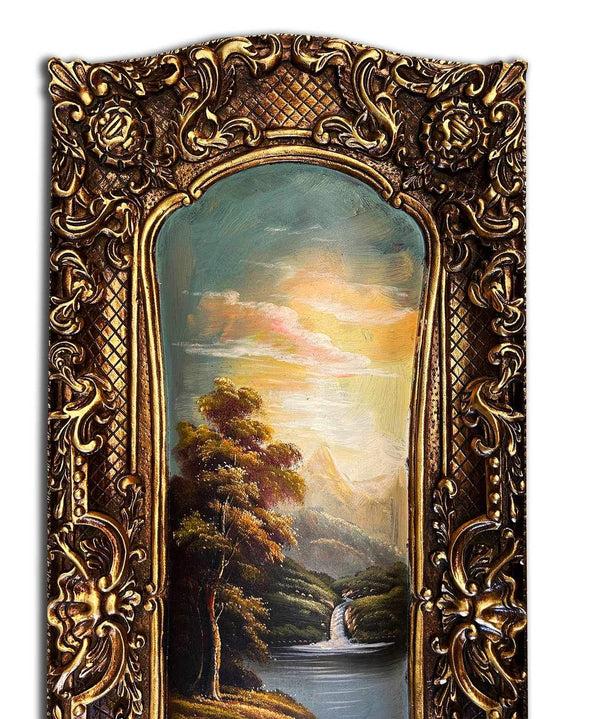 Steve Art Gallery City Painting With Fantastic Frame 45x108 Cm