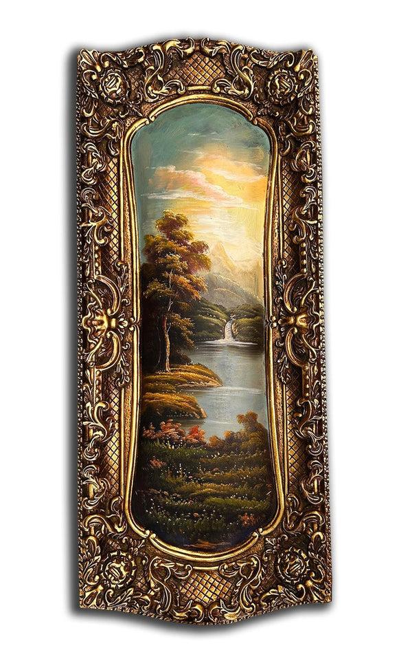 steve art gallery City painting with fantastic frame 45x108 cm