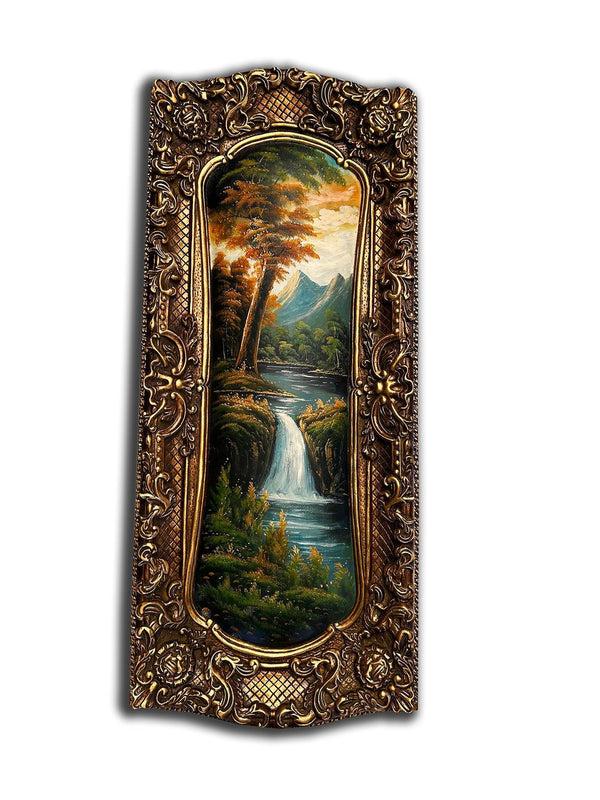 steve art gallery City painting with fantastic frame 45x108 cm