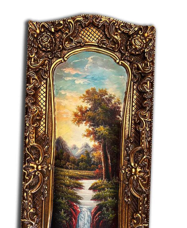 Steve Art Gallery City Painting With Fantastic Frame 45x108 Cm