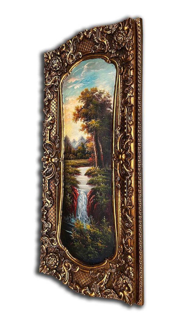 steve art gallery City painting with fantastic frame 45x108 cm