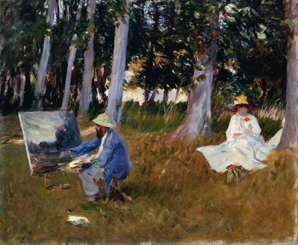 steve art gallery Claude Monet Painting at the John Singer Sargent 54.1x64.8cm