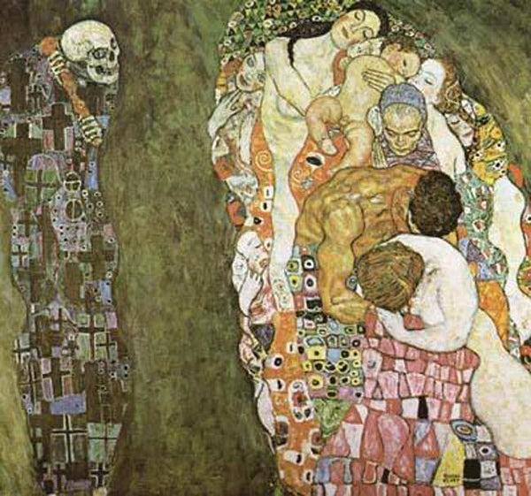 steve art gallery Death and Life Gustav Klimt 50x50cm