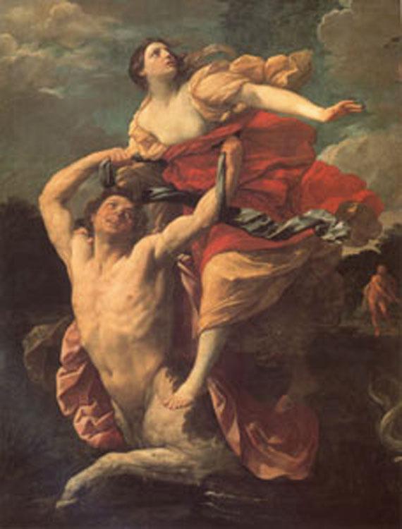 steve art gallery Deianira Abducted by the Centaur Nessus Guido Reni 50x40cm