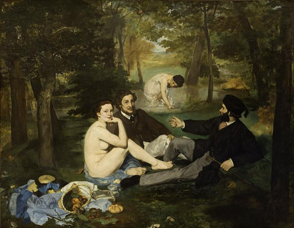 steve art gallery Dejeuner sur I'herbe Edouard Manet 50x40cm