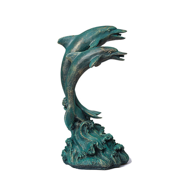 steve Art Gallery Dolphin Fountain For Your Garden 51x27x23 Cm