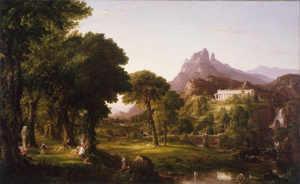 steve art gallery Dream of Arcadia Thomas Cole 60x40cm