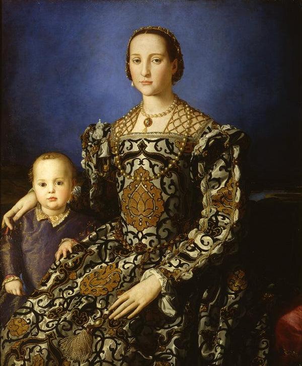 steve art gallery Eleonora of Toledo and her Son Giovanni Agnolo Bronzino 50x40cm