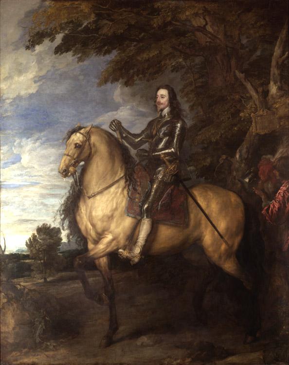 steve art gallery Equestrian Portrait of Charles Anthony Van Dyck 50x40cm