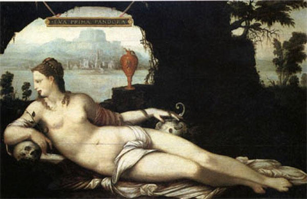 steve art gallery Eva Prima Pandora Jean Cousin THe Elder 60x40 cm