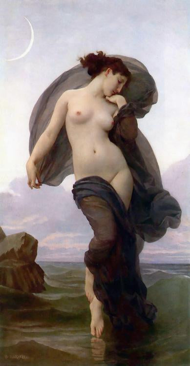 steve art gallery Evening Mood Adolphe William Bouguereau 80x40cm