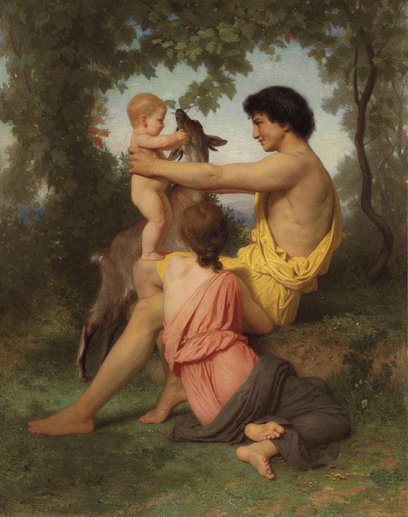 steve art gallery Family from Antiquity Adolphe William Bouguereau 59.7x48.3cm
