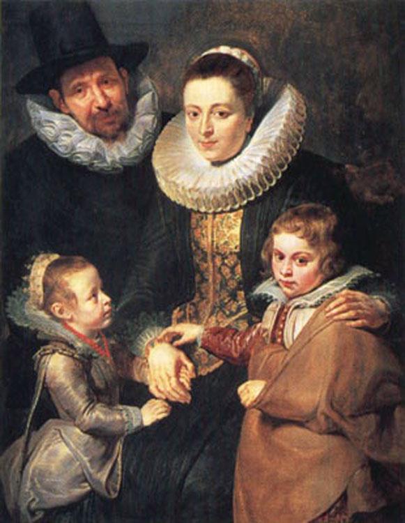 steve art gallery Fan Brueghel the Elder and his Family Peter Paul Rubens 50x40 cm