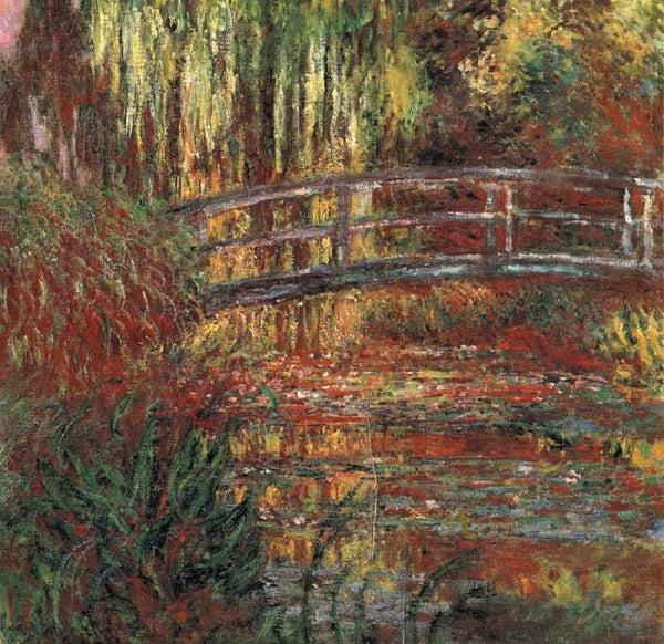 steve art gallery Fardin et Pont Japonais Claude Monet 50x50cm