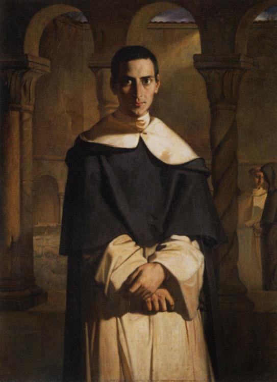 steve art gallery Father Dominique Lacordaire Theodore Chasseriau 60x40cm