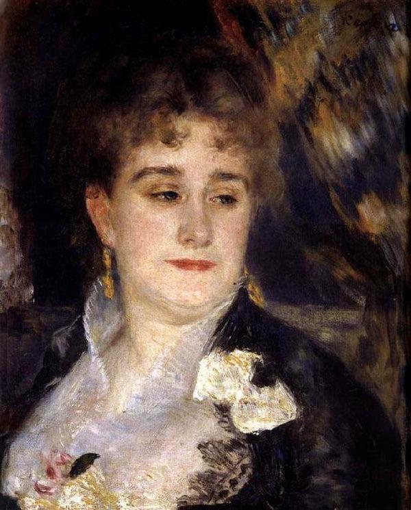 steve art gallery First Portrait of Madame Georges Charpentier Pierre Renoir 46x38cm