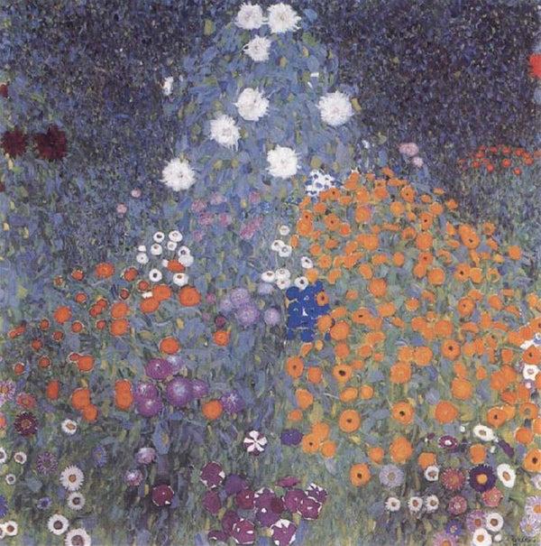steve art gallery Flower Garden Gustav Klimt 50x50cm