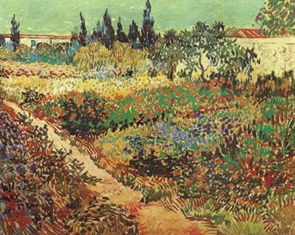 steve art gallery Flowering Garden with Path Vincent Van Gogh 60x50cm