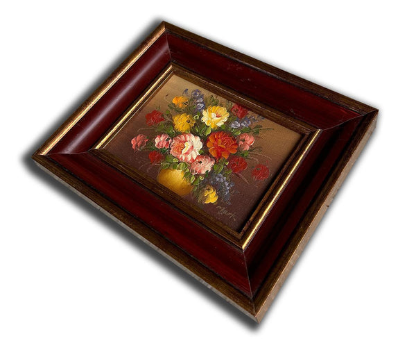 steve art gallery Flowers hand-painted 21x26 cm eller 8x10 ins