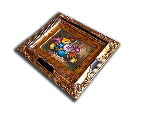 steve art gallery Flowers hand-painted 25x30 cm eller 10x12 ins