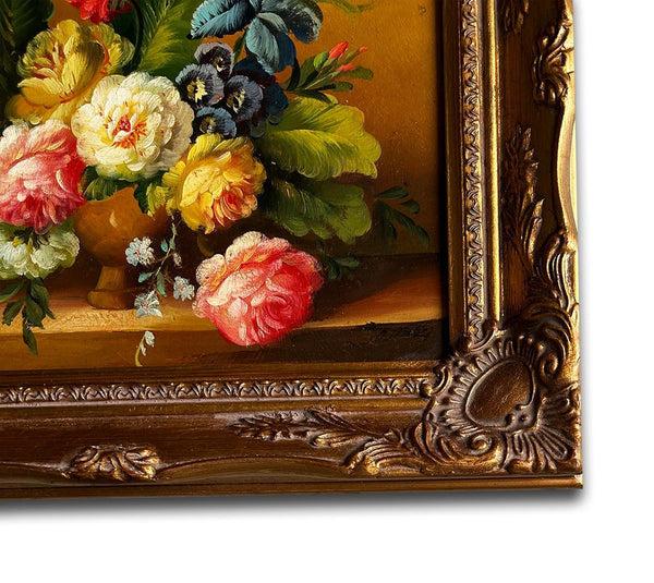Steve Art Gallery Flowers Hand-painted 28x33 Cm Eller 11x13 Ins