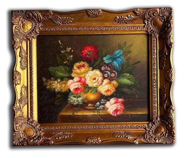 Steve Art Gallery Flowers Hand-painted 28x33 Cm Eller 11x13 Ins