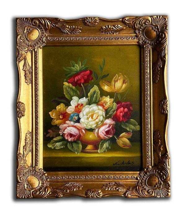steve art gallery Flowers hand-painted 28x33 cm eller 11x13 ins