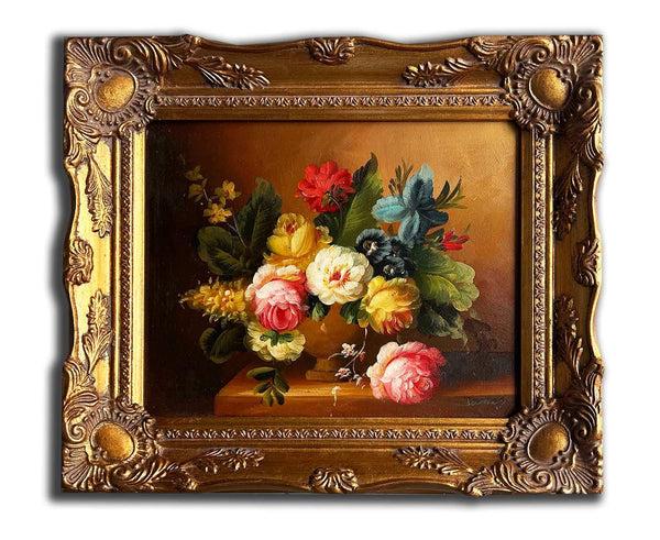steve art gallery Flowers hand-painted 28x33 cm eller 11x13 ins