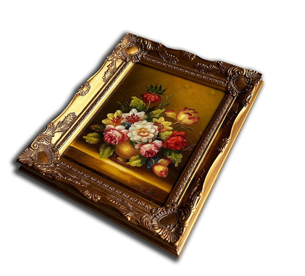 steve art gallery Flowers hand-painted 28x33 cm eller 11x13 ins