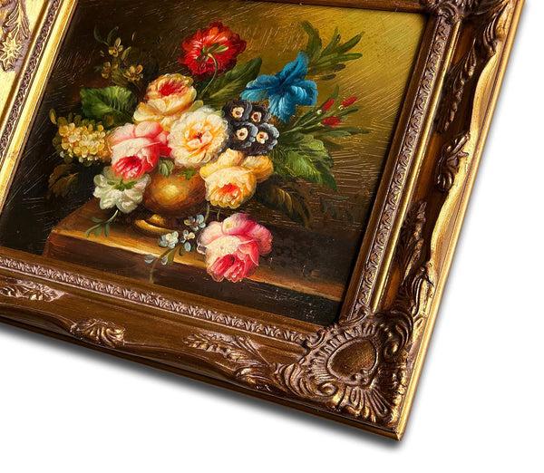 Steve Art Gallery Flowers Hand-painted 28x33 Cm Eller 11x13 Ins
